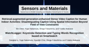 Sensors and Materialsに2件採択